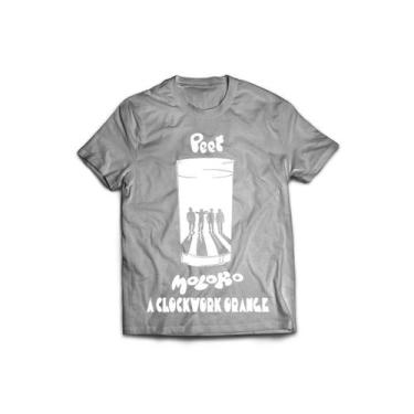 Imagem de Camiseta Masculina Laranja Mecânica Cinema - Ultrav Store, Cinza mescl