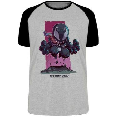 Imagem de Camiseta Mini  Venom Blusa Plus Size extra grande adulto ou infantil -