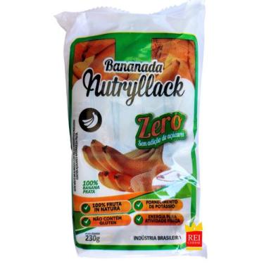 Imagem de Bananinha Natural Nutryllack Zero Açúcar 230 gramas