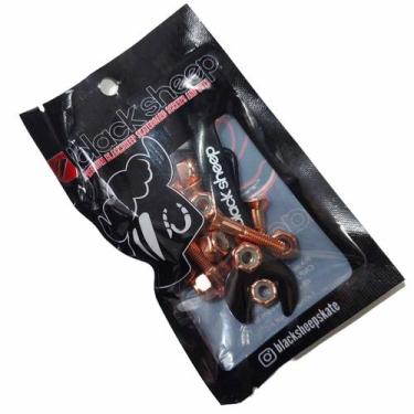 Imagem de Parafusos de Base Skate Street BLACK SHEEP 25mm, Marrom