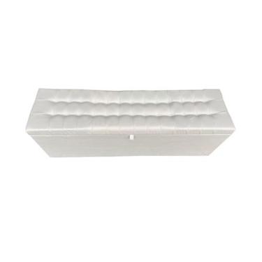 Imagem de Calçadeira Baú Laís 160 Para Cama de Casal Queen  - Negromonte Store, 