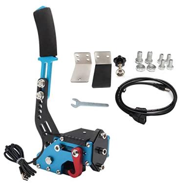 Imagem de Htostar Racing PC Racing Game USB Handbrake,64 Bit USB Handbrake Compatible with G25 G27 G29 G920 T500 T300(With Clamp)