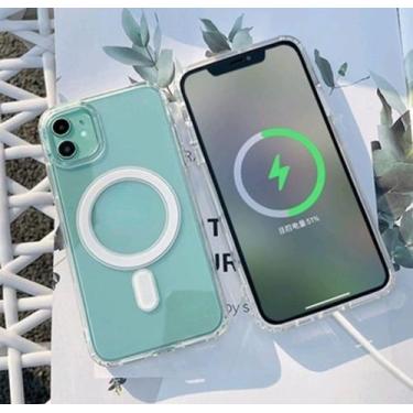 Imagem de Capa Case Acrílica Para Usar Carregador Compatível iPhone /8 7/8 Plus 