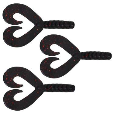 Imagem de Isca Soft Artificial Matadeira Grub Duplo P/ Traíra Cart.3pç