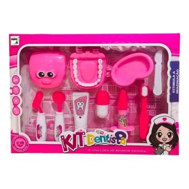Imagem de Kit Brinquedo Infantil Médico Dentista Acessórios. - DM TOYS