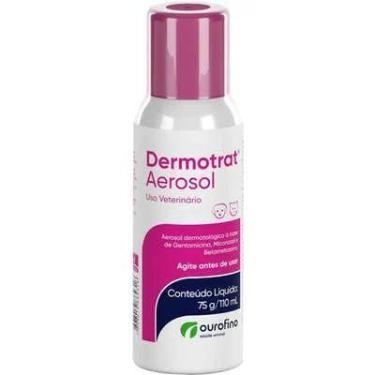 Imagem de Dermotrat aerosol ourofino 110 ml - OUROFINO SAUDE ANIMAL
