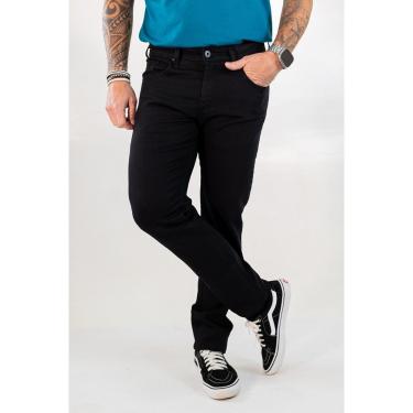 Imagem de Calça Masculina Slim Elastano Preta Sarja Anticorpus-Masculino