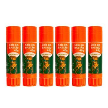 Imagem de Cola bastao 40g com 06 unidades - leo & leo - Leonora