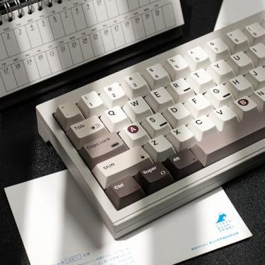 Imagem de Sumgsn Conjunto de 129 teclas PBT Dye Sub Keycaps Retro Gaming Keycap Perfil Cereja Adequado para 61/64/87/104/108 Cherry Mx Switches Teclado Mecânico