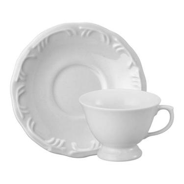 Imagem de Xicara 70ml Avulsa Para Café Pomerode Com Pires Porcelana Schmidt