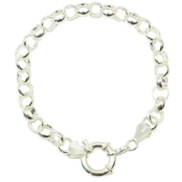 Imagem de Pulseira Elo Portugues Grossa Prata  Legitima 925 - Lojas La+Ny, 19, p