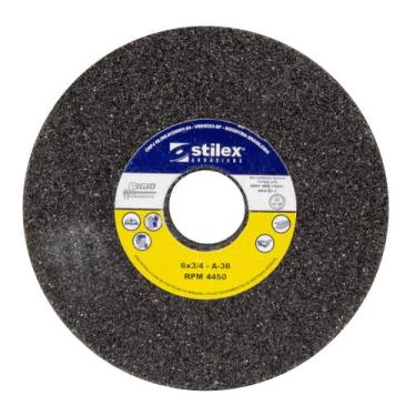 Imagem de Rebolo Pedra De Esmeril Para Ferro 6 X 3/4 A 36 Stilex