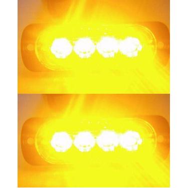 Imagem de Kit Strobo Led Sinalizador Para viaturas guincho segurança - Strobos A