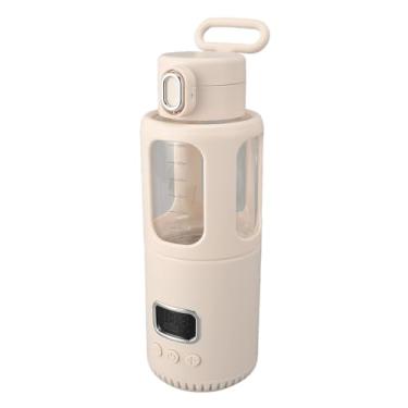 Imagem de Aquecedor de Mamadeira Portátil, Aquecedor de Mamadeira de Vidro de Aço Inoxidável Com Temperatura Ajustável, 10000mAh USB Recarregável, Aquecedor de Viagem de Grande Capacidade