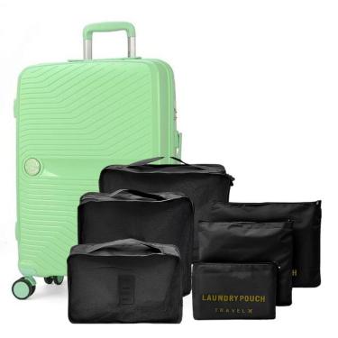 Imagem de Mala De Viagem 23Kg Polipropileno E Expansível + Organizador