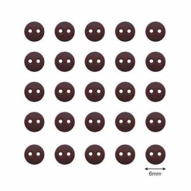 Imagem de Botão Small We Care About 6mm - 30 unidades - We  Care About, Cafe
