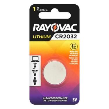 Imagem de Pilha eletronica cr2032 3v lithium rayovac