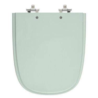 Imagem de Assento Laqueado Ibiza Verde Água Tampa Para Vaso Incepa Mdf - Lojaroc