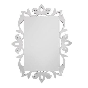 Imagem de Espelho Decorativo Veneziano Sala Quarto 75x98 3865 - CREATUS, prata