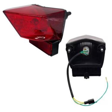 Imagem de Lanterna Traseira Completa Moto CB 300R - XRE 300 Chicote + Lâmpada - 