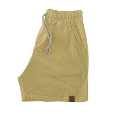 Imagem de Short Mauricinho Fio Tinto Linho 3 Bolsos - C&C, Amarelo claro, G