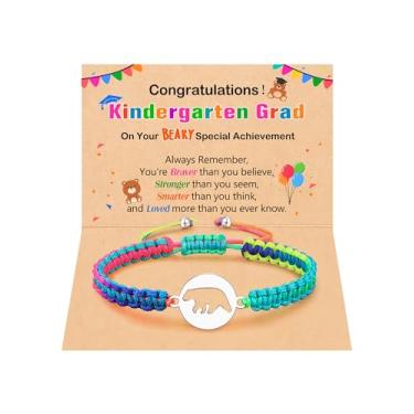 Imagem de UPROMI Presentes de formatura de pré-escola/jardim de infância para meninos/meninas, pulseira de presente de classe de 2024, presentes de pós-graduação para filho/neto/filha/neta, 6inches, Nylon, Sem