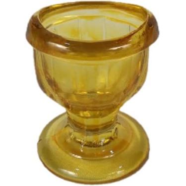 Imagem de Copo de vidro para lavagem dos olhos com design de engenharia para ajustar os olhos para uma limpeza eficaz superior, borda suave, ajuste confortável - com recipiente de armazenamento, alívio calmante