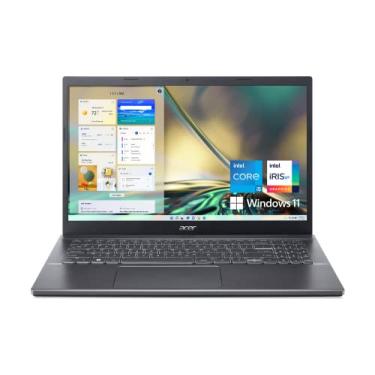 Imagem de Notebook Acer Aspire 5 A515-57-53T2, IPS Full HD 15,6 polegadas, Intel Core i5-1235U 12ª geração, DDR4 8 GB, SSD NVMe 512 GB, Wi-Fi 6 802.11ax, Thunderbolt 4, Teclado retroiluminado, Windows 11 Home