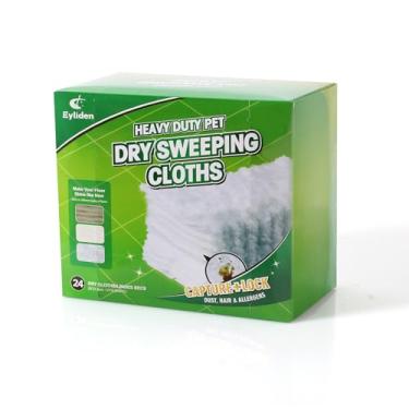 Imagem de Eyliden Eylide 24 Unidades de Recargas de Esfregões para Limpeza de Pelos de Animais de Estimação, Panos de Esfregão Secos para Vassouras, Panos de Limpeza de Pisos para Pelos de Animais de Estimação,