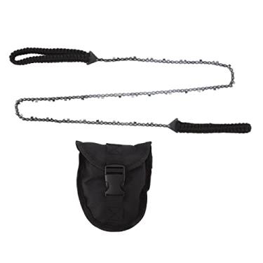 Imagem de Motosserra de Bolso, Serra de Corrente Manual de Membro de árvore de Alto Alcance de 48 Polegadas, Aço Manganês Premium, Alça Dobrável, Adequada para Camping, Sobrevivência, Caça