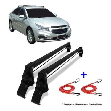 Imagem de Rack Teto Bagageiro + 2 Elasticos Cruze Sedan Ano 11/15 - Vhip