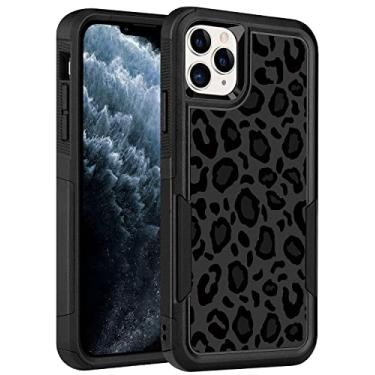 Imagem de LOQUPE Capa projetada para iPhone 11 Pro Max, resistente, resistente, resistente, resistente, leve, fina, à prova de choque, capa protetora para iPhone 11 Pro Max 6,5 polegadas, mulheres, meninas, estampa de leopardo de guepardo