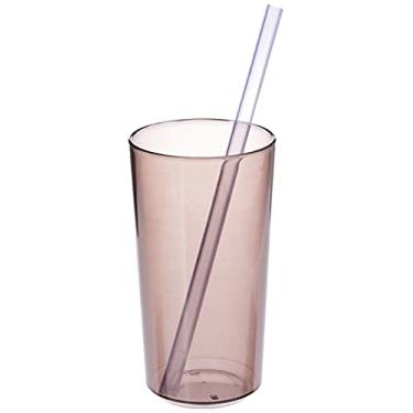 Imagem de Copo 500 Ml con Canudo, Fumê, Crippa
