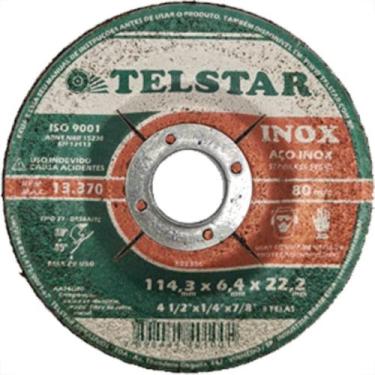 Imagem de Disco Tels.Desb/Inox 4.1/2X7/8- A45 - Kit C/5 PC - TELSTAR