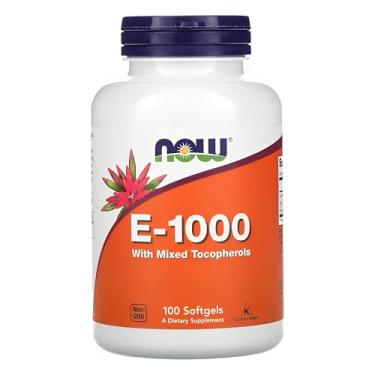 Imagem de NOW Foods Vitamina E-1000 Toc. Mistos 100 Soft Importado