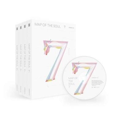 Imagem de BTS 'Mapa da Alma 7' Version.03 CD+36p PhotoBook+52p Lyric Book+20p Mini Book+1p PhotoCard+1p PostCard+1p Adesivo +1p Coloring Paper+Conjunto de Cartão de Mensagens + Conjunto de Cartão de Controle Kpop Seaeld