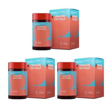 Imagem de Kit 3 Vinagre De Maçã 60 Cápsulas - Fortlife