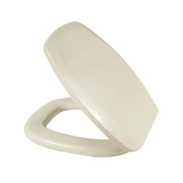 Imagem de Assento Almofadado Thema Bege Claro Tampa para Vaso Incepa - METASUL