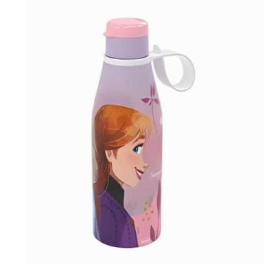 Imagem de Garrafinha Agua Infantil Escolar 530ml Abre Fácil Personagens Heróis -