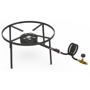 Imagem de Fogão Industrial Redondo 1 Boca 7 Caulins A Gás Top Progás