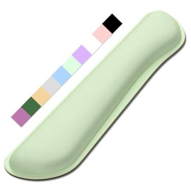 Imagem de Dapesuom Ampliar Descanso De Pulso Para Teclado, Almofada De Pulso De Espuma Viscoelástica Para Teclado Para Suporte De Tapetes De Mesa De Computador, Alívio Da Dor De Digitação, Apoios Ergonômicos