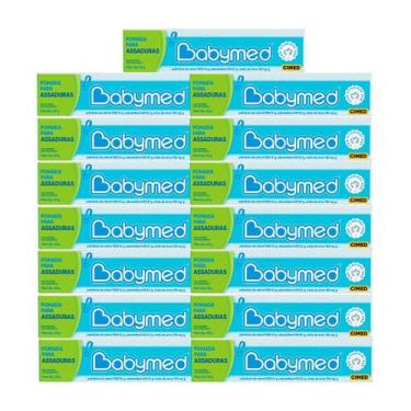Imagem de Kit 15 Pomadas Para Prevenção De Assaduras Babymed azul 45g - Cimed