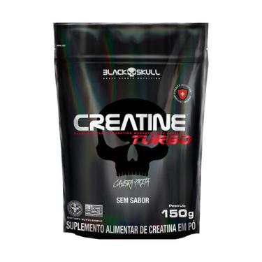 Imagem de Creatina Turbo Black Skull Stand Up Pouch Sem Sabor 150g - NAO INFORMA