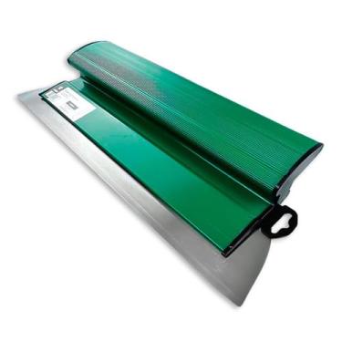 Imagem de Desempenadeira Galox Galo Aço Inox Resistente Cor Verde Acabamento de 