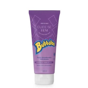 Imagem de Loção Hidratante Desodorante Corporal Cuide-se Bem Bubbaloo Uva 200ml 