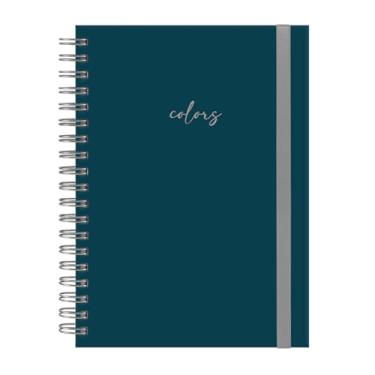 Imagem de Caderno Colegial Plus Solid Colors Petróleo 12 Matérias