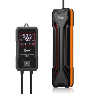 Imagem de Aquecedor de aquário hygger 500W submersível com controlador digital