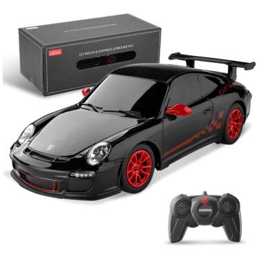 Imagem de Carrinho de Controle Remoto Porsche 911G Licenciado para Adultos e Crianças, BEZGAR, Preto