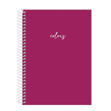 Imagem de Caderno Colegial Solid Colors Pink 20 Matérias