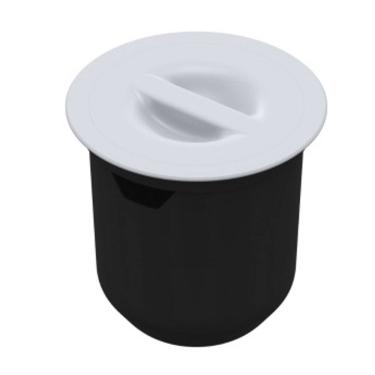 Imagem de Lixeira Embutir Arquitech 8 Litros Redonda - Branca | 050704002